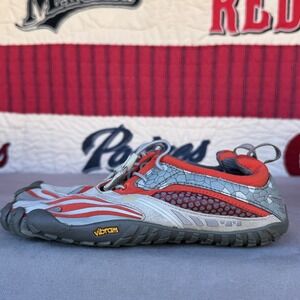 Size 38/W7.5-8  -  Vibram 5 Finger Shoes W4135 Spyridon Red /grey